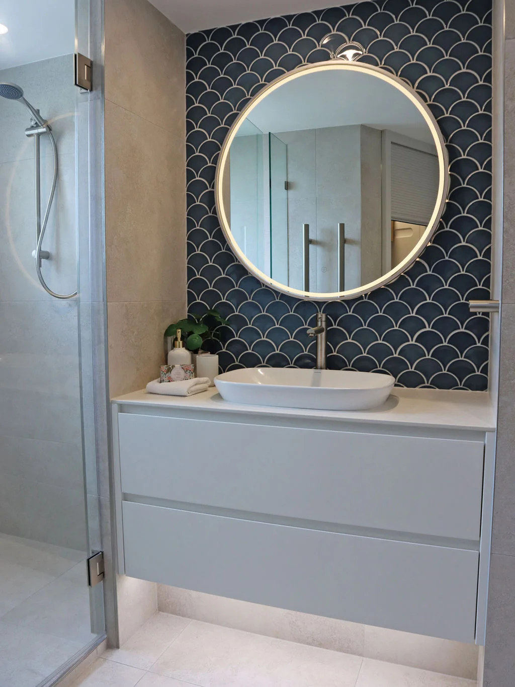 Custom bathroom cabinetry