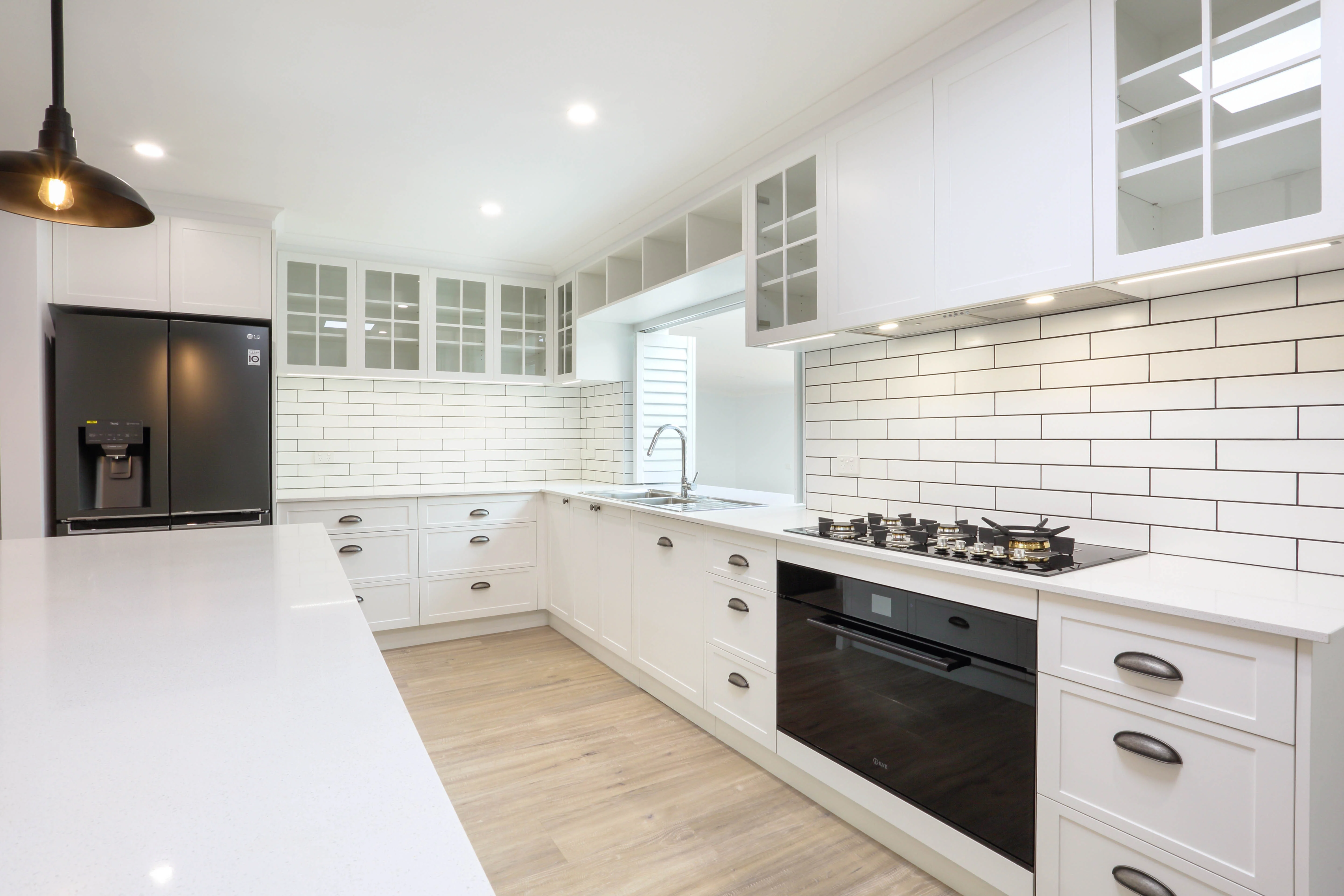 Custom kitchen installation